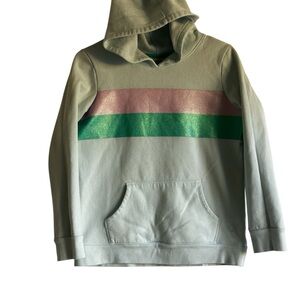 Cat & Jack Green and Lilac Girls Hoodie, Casualwear Playful Style Pastel Tones
